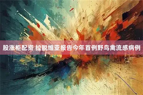 股涨柜配资 拉脱维亚报告今年首例野鸟禽流感病例