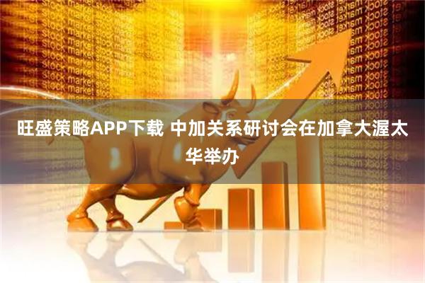 旺盛策略APP下载 中加关系研讨会在加拿大渥太华举办