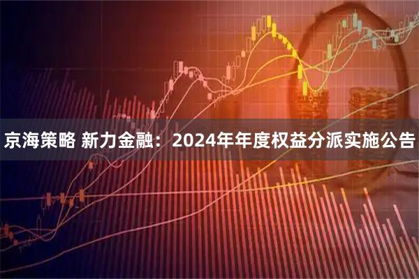 京海策略 新力金融：2024年年度权益分派实施公告